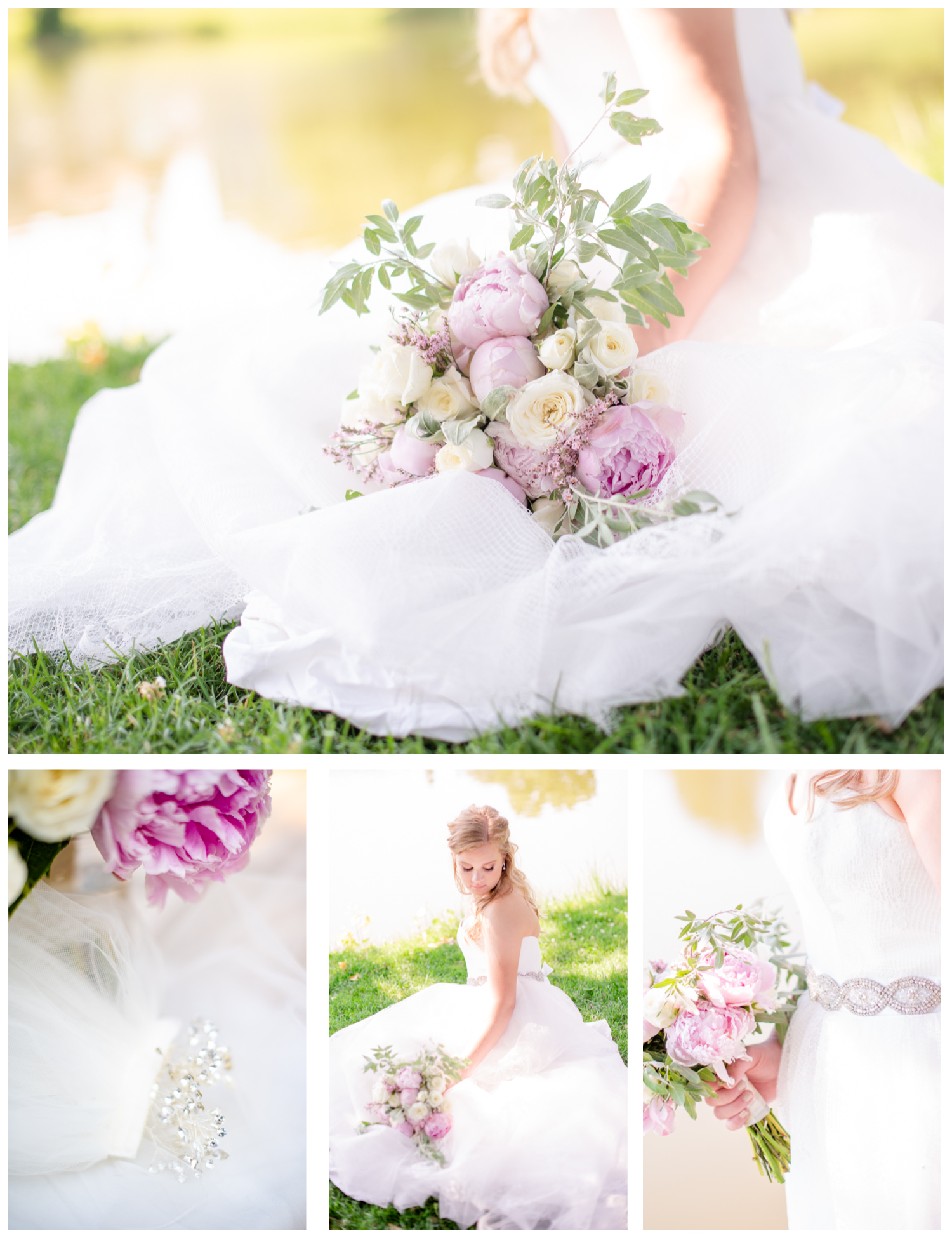 Bridal Portraits by lake | Greeley Armory Wedding - Britni Girard Photography - Colorado Wedding and Lifestyle Photography