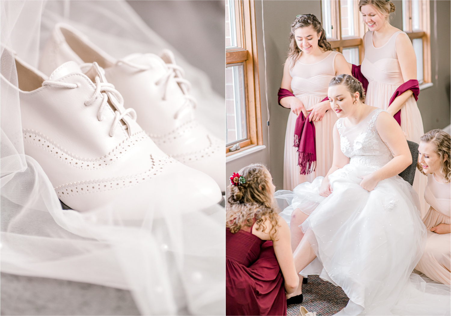 Winter Wedding in Fort Collins with a First Look at Spring Canyon and a romantic church ceremony | Britni Girard Photography | Colorado Wedding Photographer