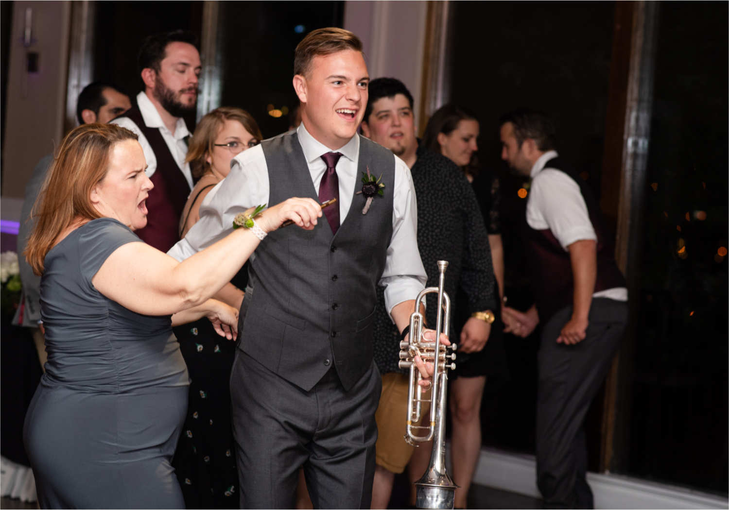Modern Romantic wedding at Wedgwood Weddings Brittany Hill in Denver Colorado | Britni Girard Photography | Whiskey unity ceremony and live band The Burroughs are highlights of this musician couples wedding | Dragonfly Floral Company
