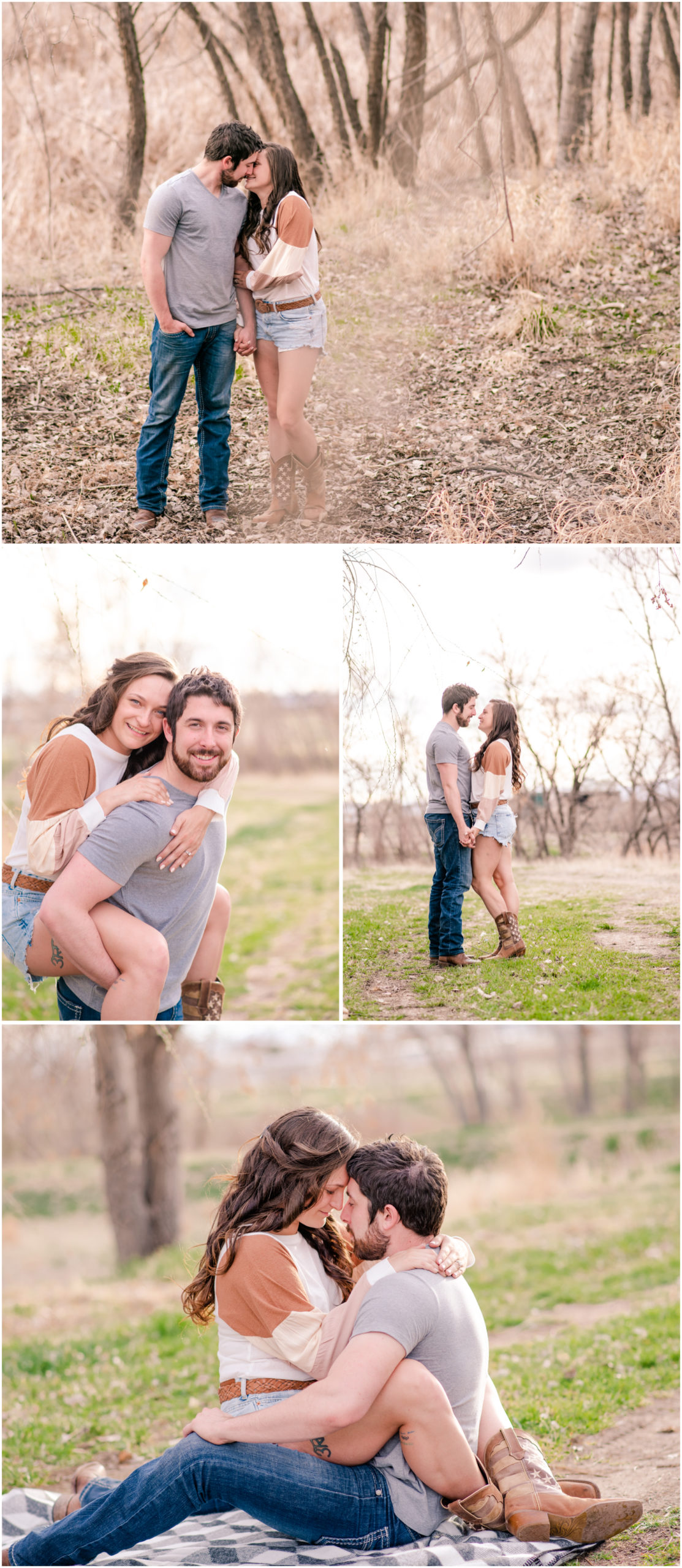 Country Themed Engagement Photos |  By  Wedding Photographer Britni Girard Photography in Denver Colorado