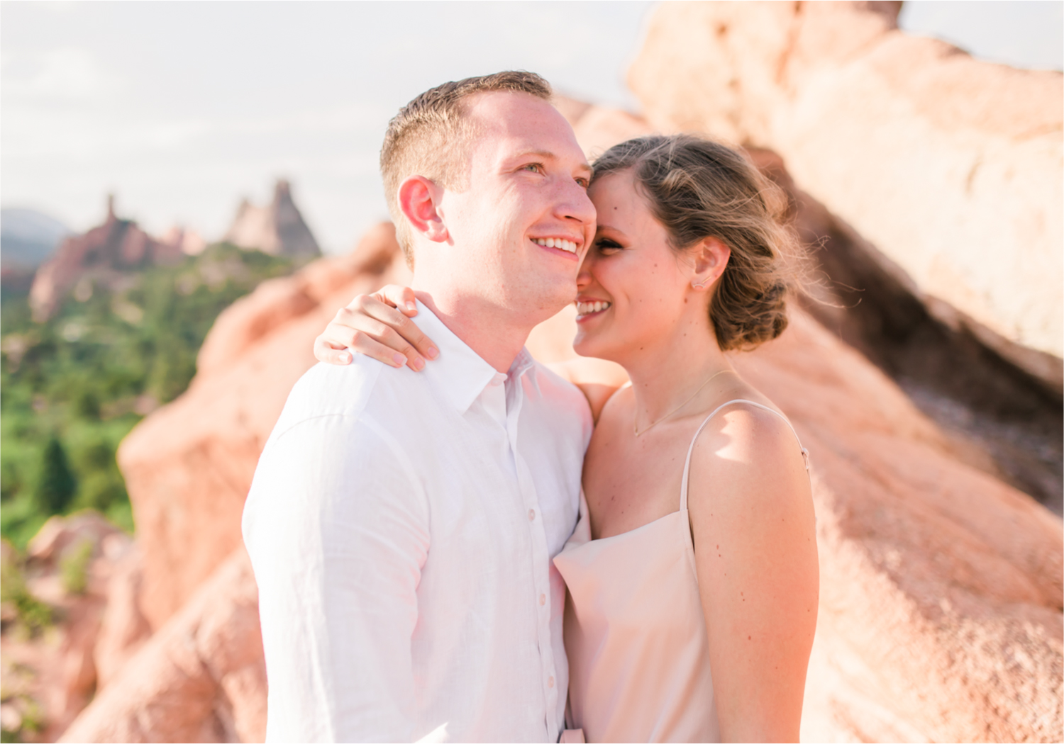 Sunset Engagement at Garden of the Gods in Colorado Springs | Britni Girard Photography | Wedding Photo Video Team | Destination Weddings and Engagements