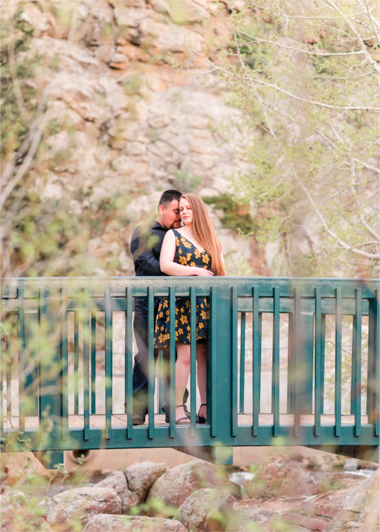 Estes Park Summer Engagement | Britni Girard Photography | Colorado Wedding Photography and Videography Team | Adventures along trails overlooking the mountains, followed by a romantic stroll in downtown Estes Park and Bond Park