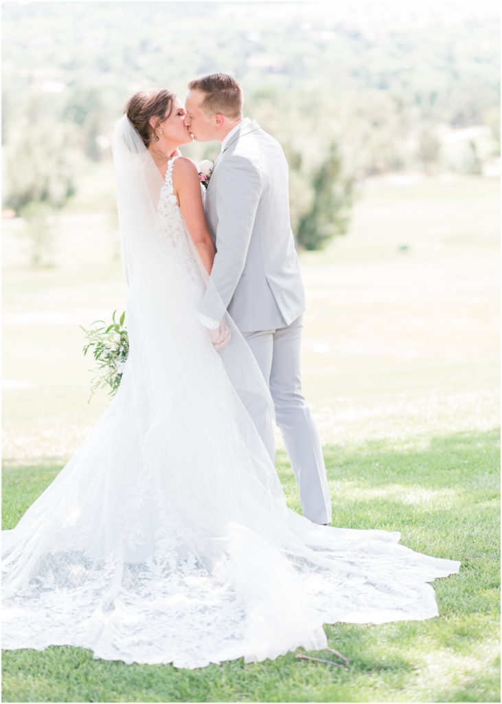 Elegant wedding at Cheyenne Mountain Resort | Britni Girard Photography | Colorado Wedding Photo and Video Team | Flowers by A Wildflower Florist | Dress from Brickhouse Bridal in Houston | Grooms Suit from Generation Tux