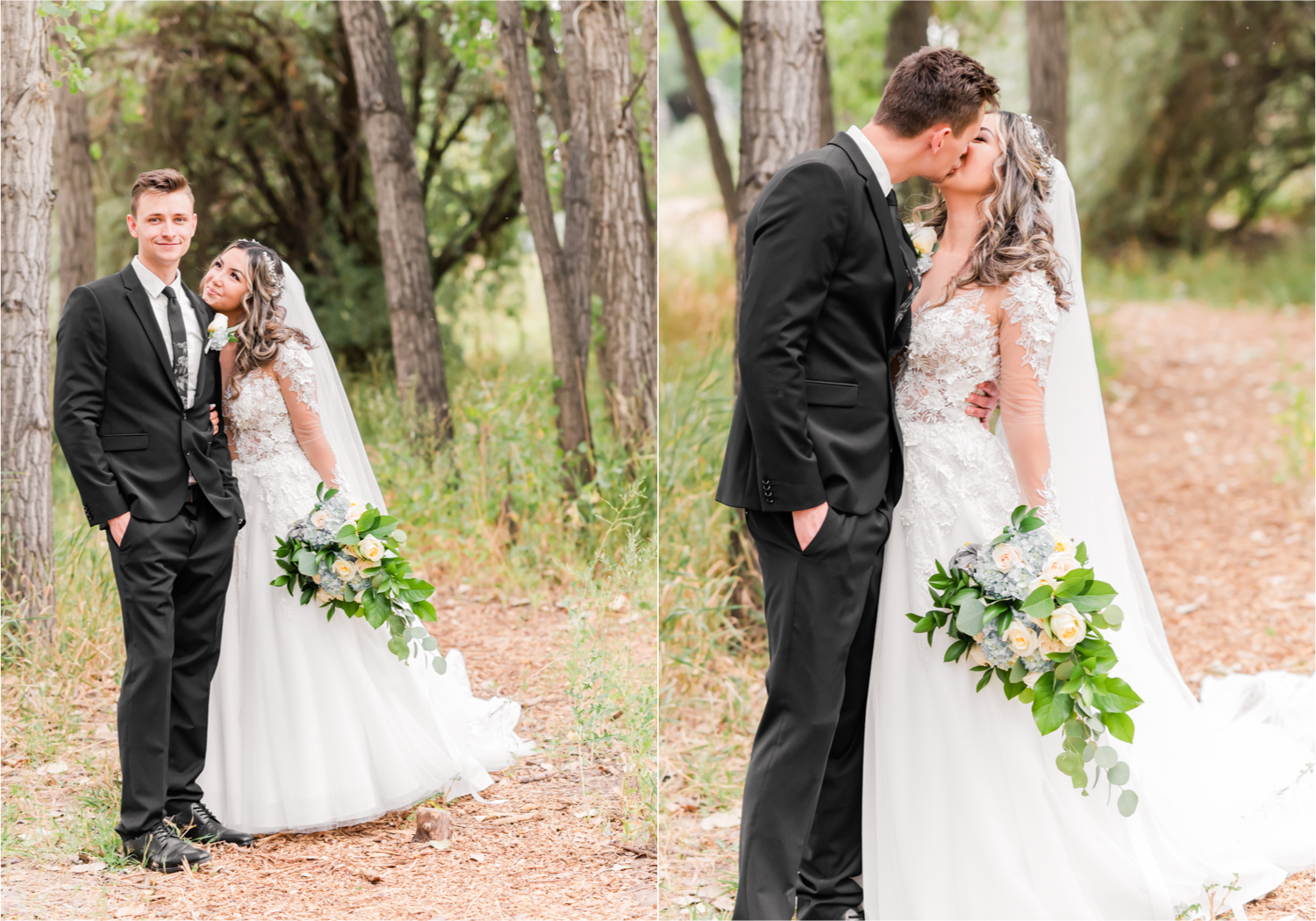 Romantic and Rustic Wedding at The Mill in Windsor | Britni Girard Photography | Colorado based wedding photography and videography team | Bride and Groom Portraits