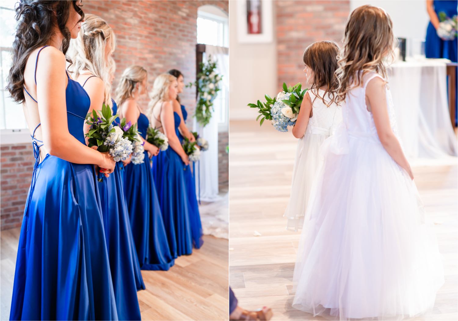 Romantic and Rustic Wedding at The Mill in Windsor | Britni Girard Photography | Colorado based wedding photography and videography team | Royal Blue and white Wedding
