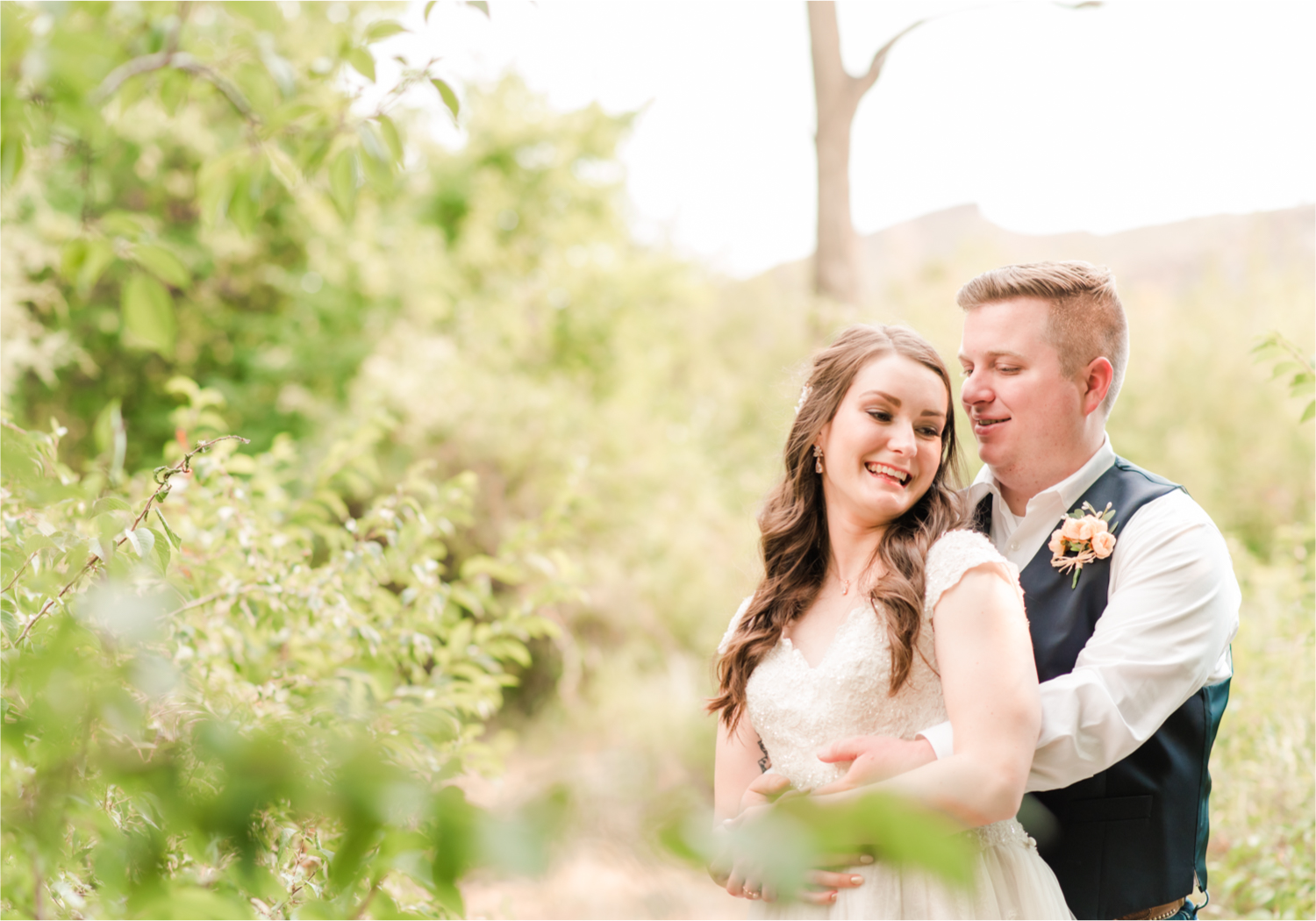 Summer Ellis Ranch Wedding in Loveland Colorado | Britni Girard Photography | Wedding Photo and Video Team | Bride and Groom Romantic Trail Walk