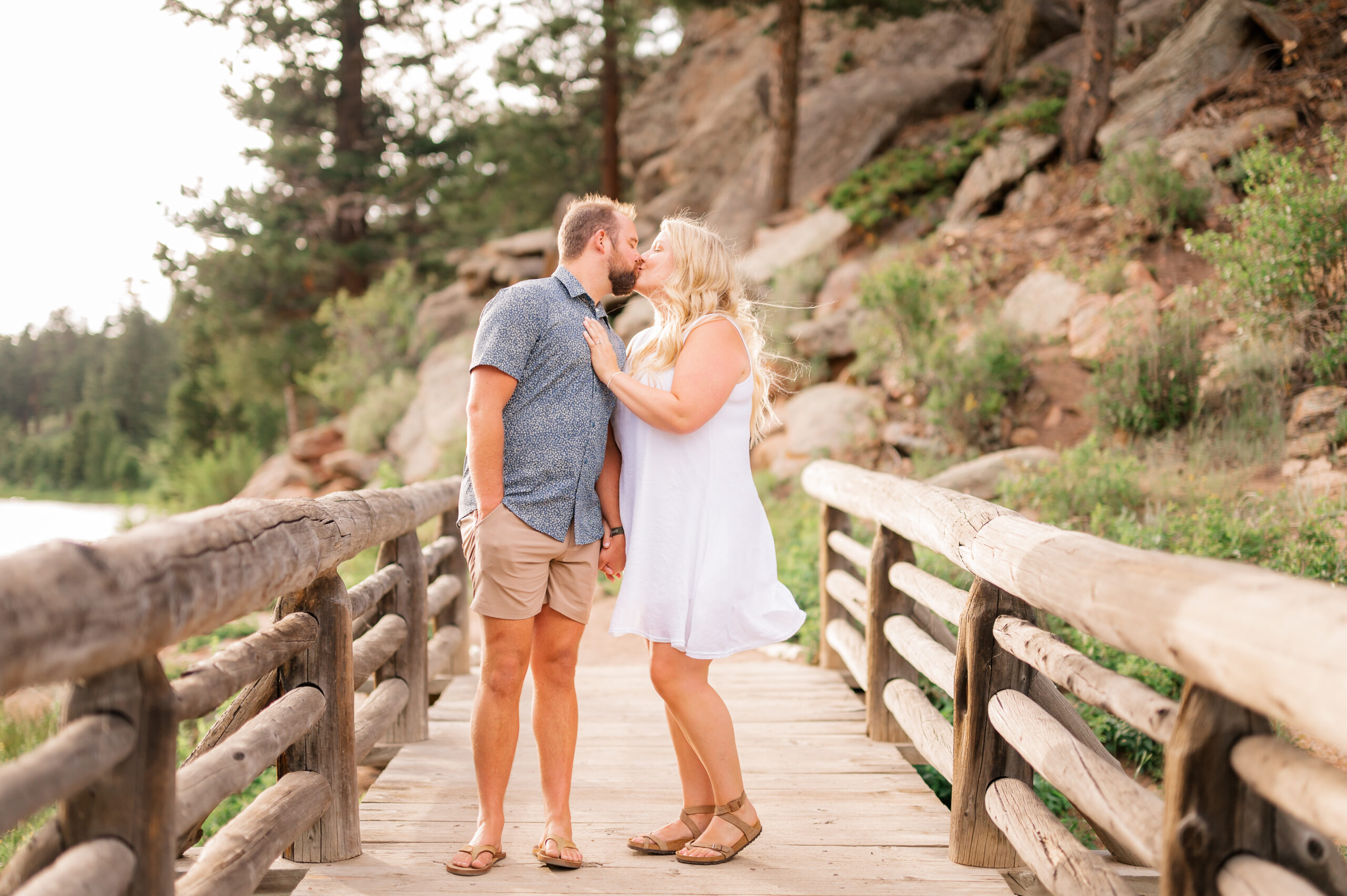 Summer Engagement Session in Rocky Mountain National Park