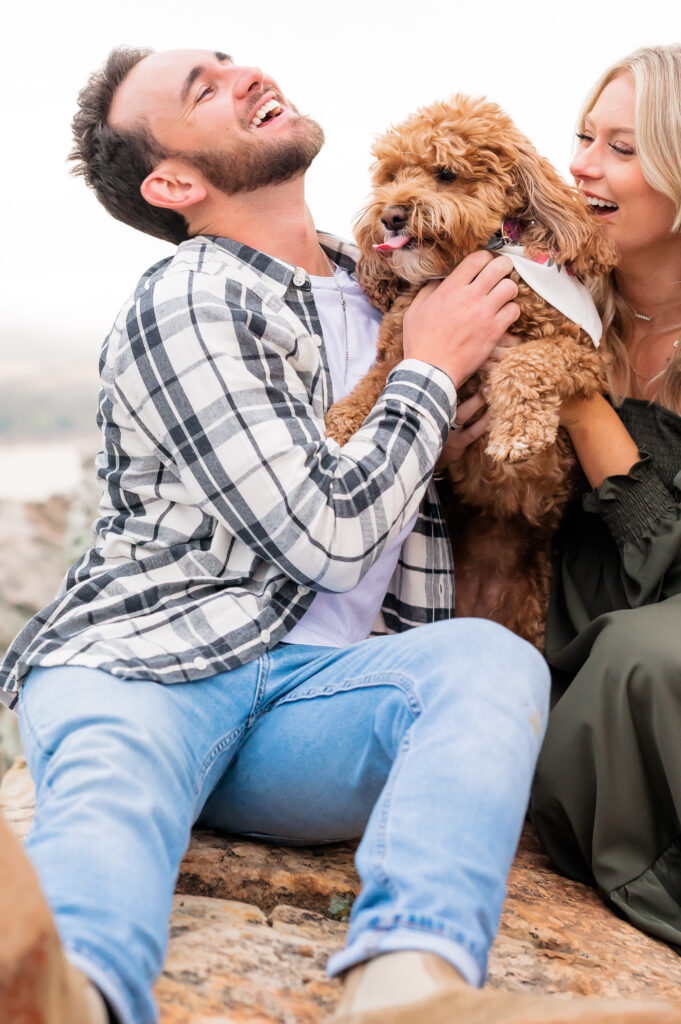 Colorado Engagement Session with your Dog | Britni Girard Photography - Destination Engagement photographer - Fort Collins, Horsetooth - Overcast Portrait Session - Tips for a great engagement session