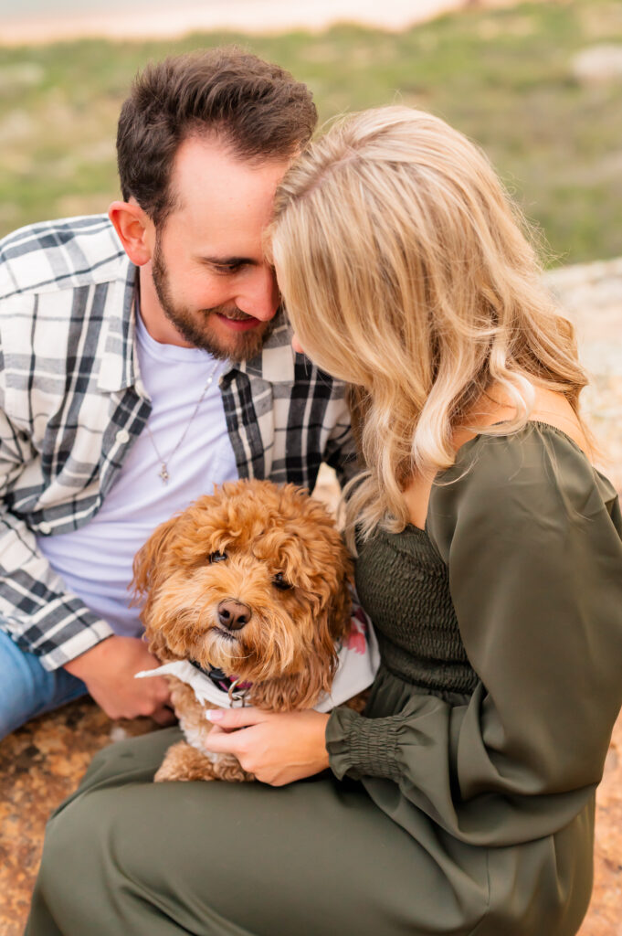 Colorado Engagement Session with your Dog | Britni Girard Photography - Destination Engagement photographer - Fort Collins, Horsetooth - Overcast Portrait Session - Tips for a great engagement session
