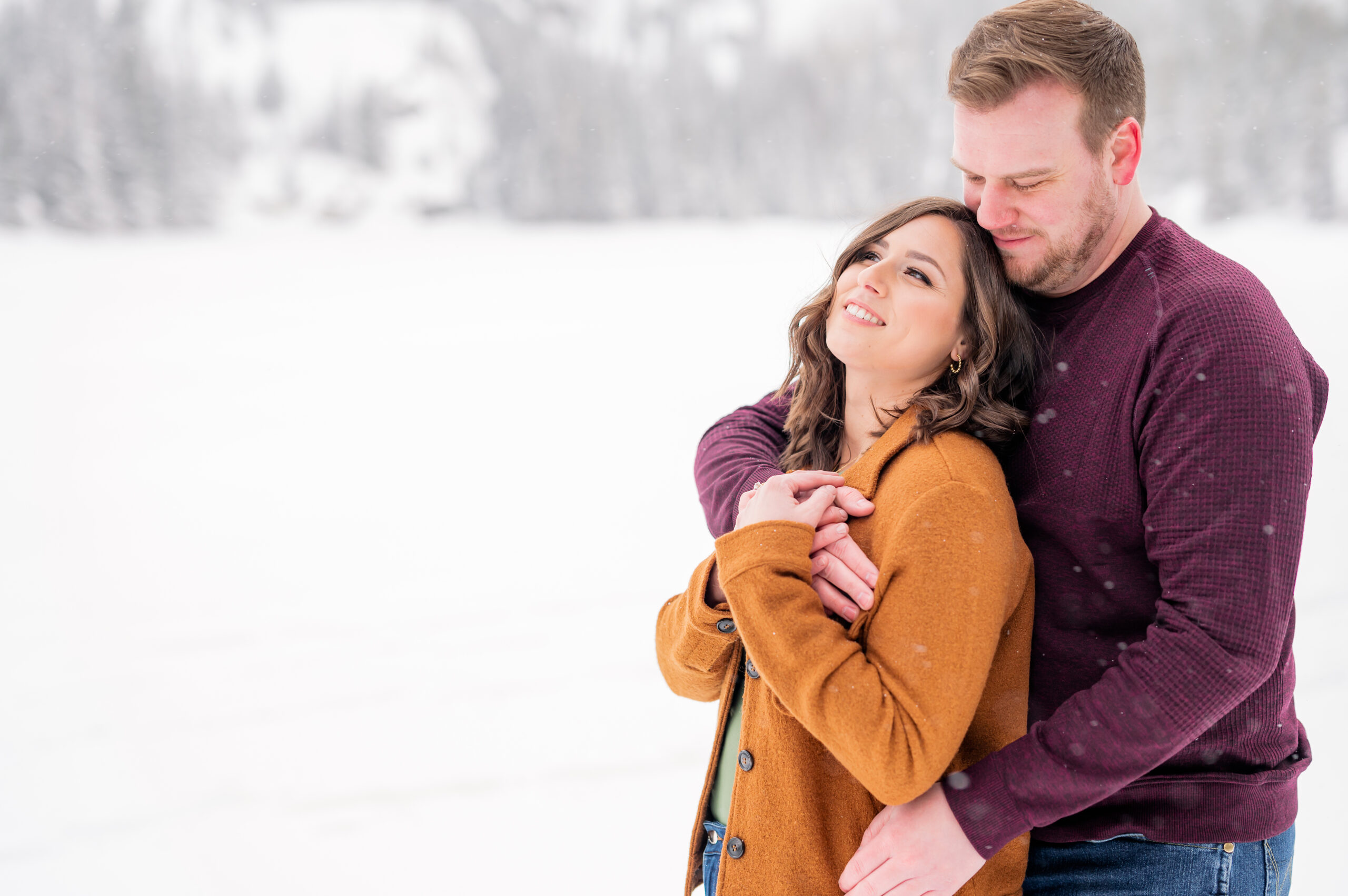 Winter Engagement in Estes Park | Britni Girard Photography