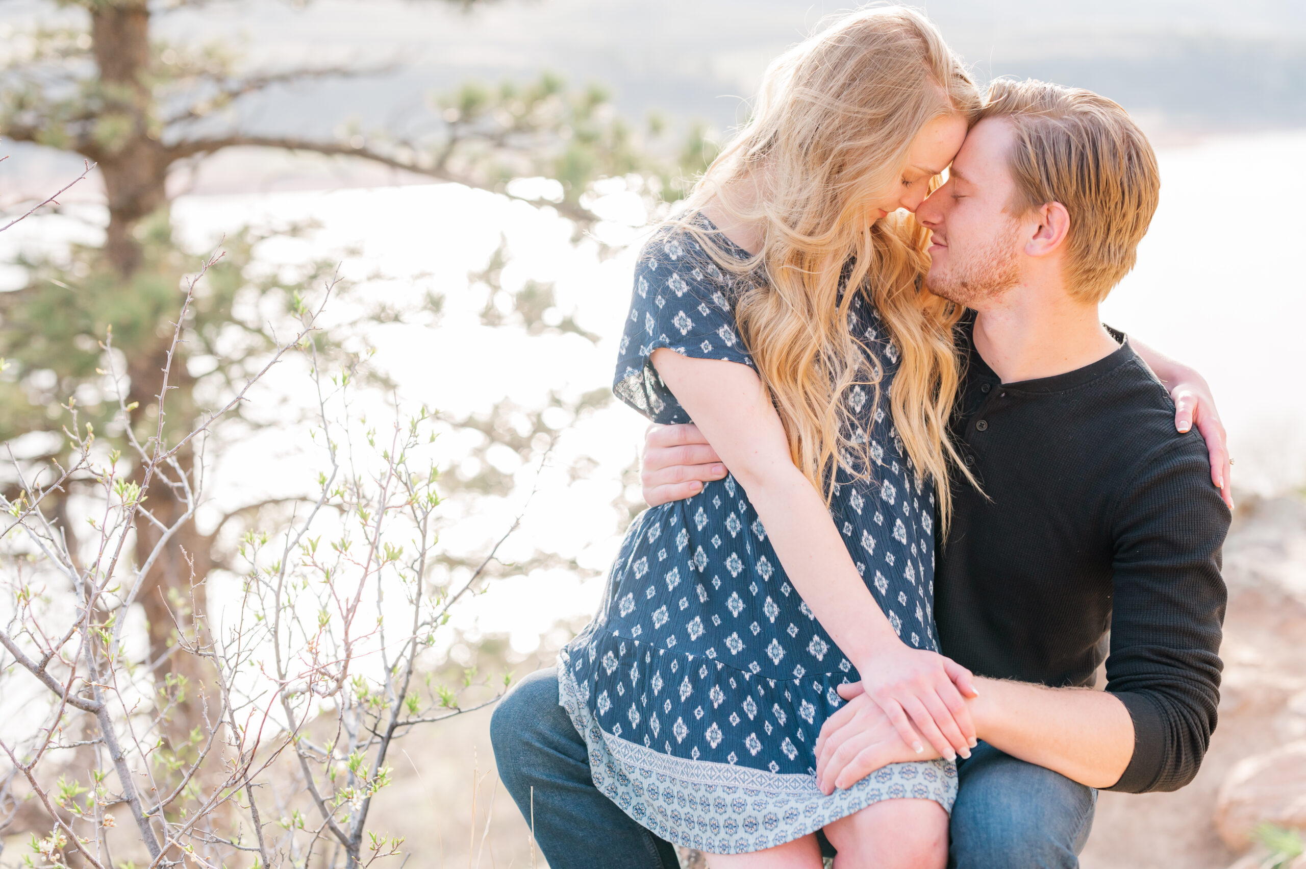Spring Engagement at Horsetooth Reservoir in Fort Collins | Britni Girard Photography - Colorado Wedding Photographer
