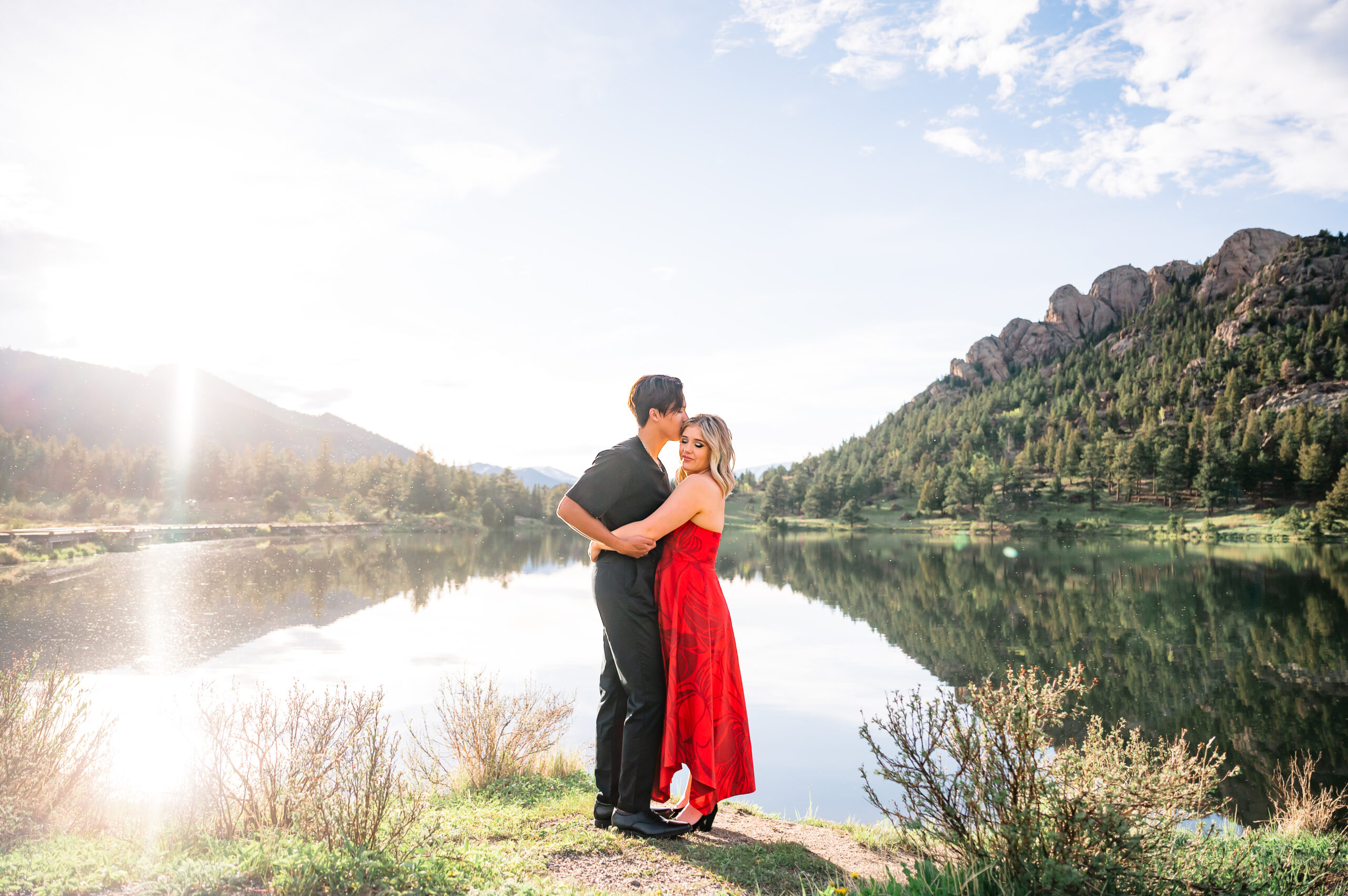 Jessie + Zach Engagement in Estes Park Colorado - Britni Girard Photography - Destination Photographer