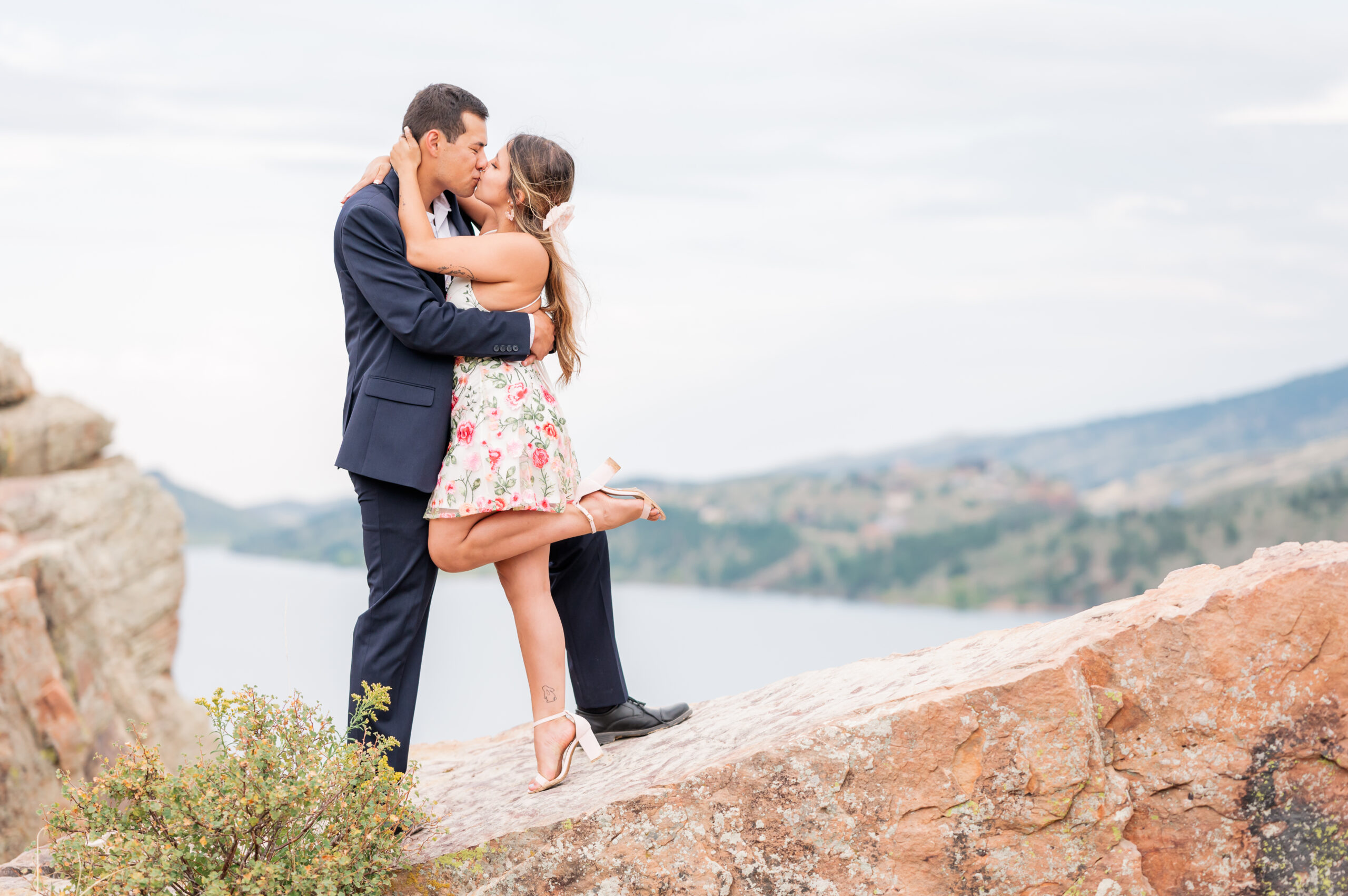 Mountain Lake Engagement in Colorado - Britni Girard Photography Fort Collins Colorado Wedding Photographer